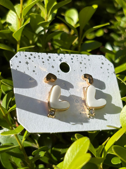 モダンハート♡イヤーカフ-Modern Heart Earrings