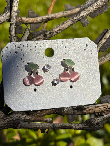 かわいいチェリーイヤリング - Cute Cherry Earrings