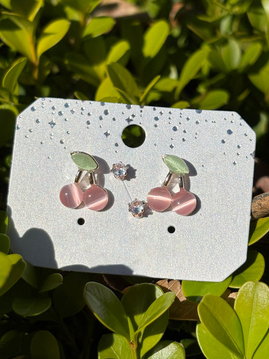 かわいいチェリーイヤリング - Cute Cherry Earrings