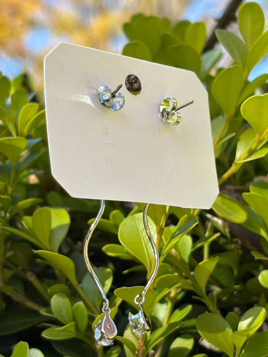 きらめくウェーブイヤリング- Sparkling Wave Earrings