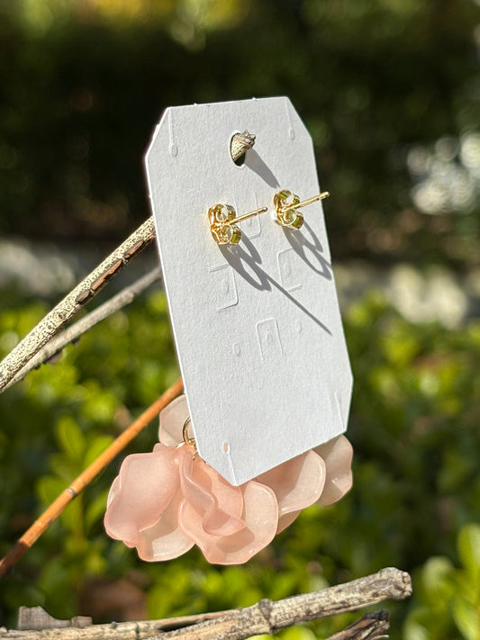 きらきら桜イヤリング -  Sparkling Cherry Blossom Earrings