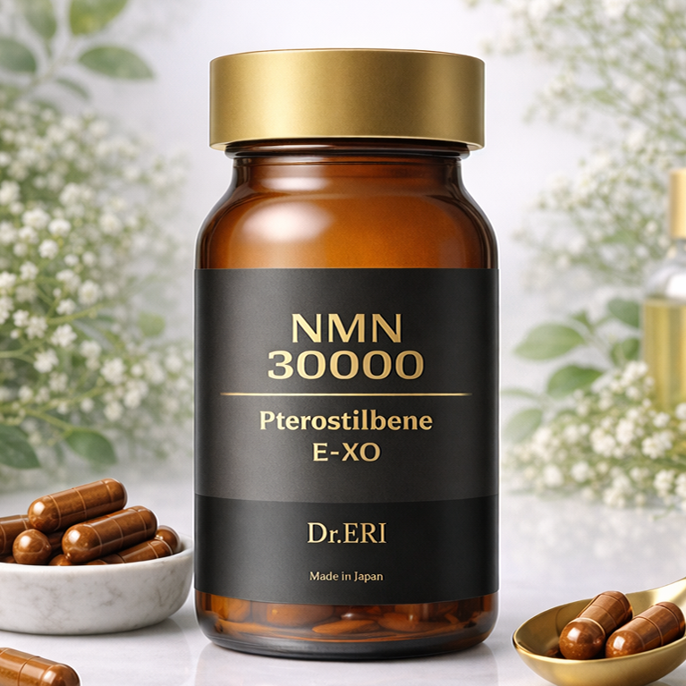 Dr.ERI NMN30000＆プテロスチルベン 栄養補助食品［120カプセル］